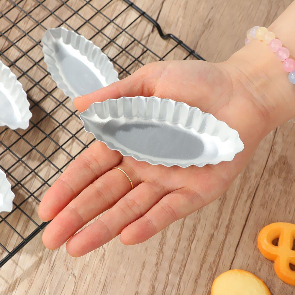 Set 5 Khuôn Làm Bánh Tart Trứng DIY Giá Đỡ