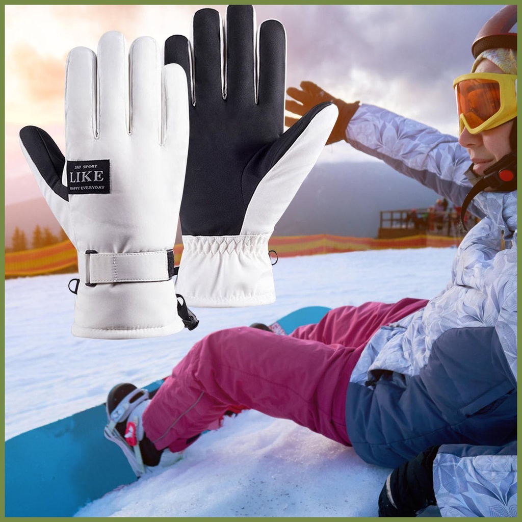 Găng tay giữ nhiệt cho mùa đông màn hình ấm áp cảm ứng găng tay đi xe đạp double-sided chống thấm nước găng tay trượt tuyết cho nam và kouvn