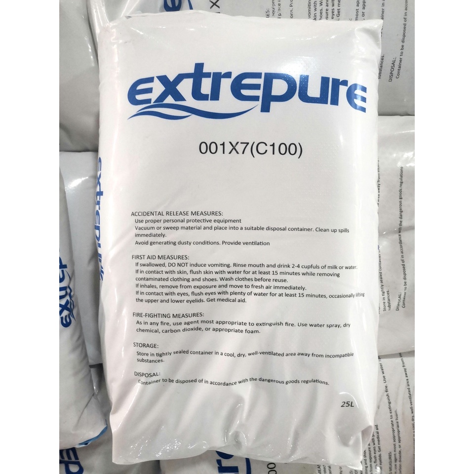 25 lít hạt nhựa cation lọc nước - mềm nước