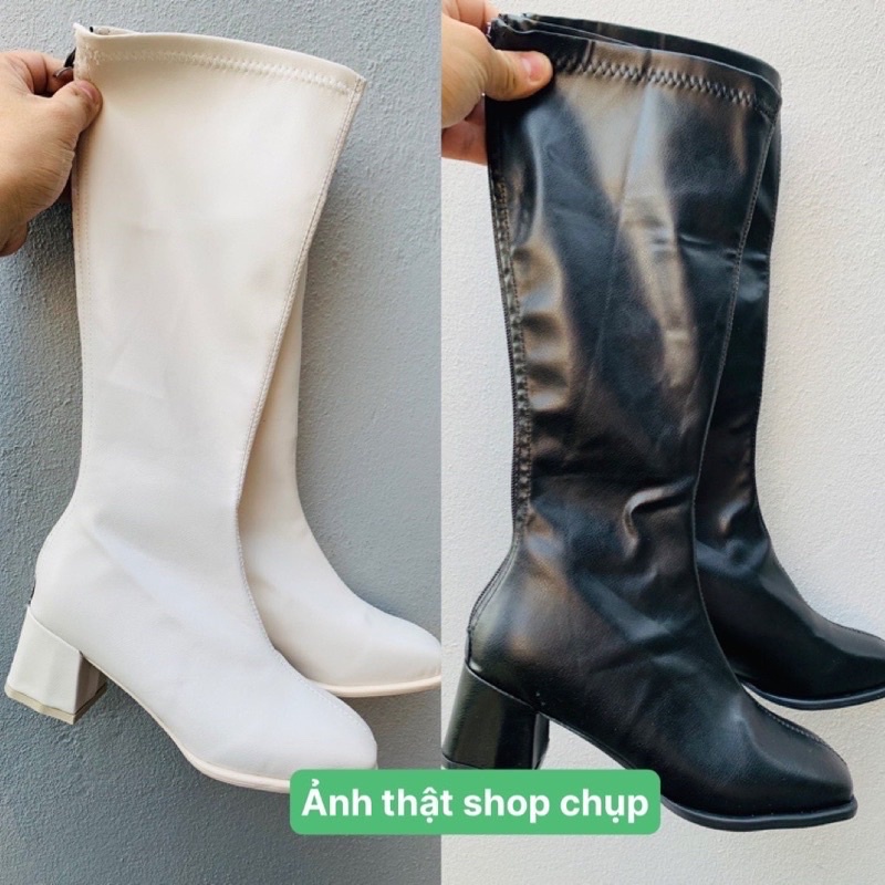 (<Video ảnh thật )) Bốt nữ Surri Boots 7 phân cao cổ đùi da mềm khoá giữa độc lạ cá tính | BigBuy360 - bigbuy360.vn