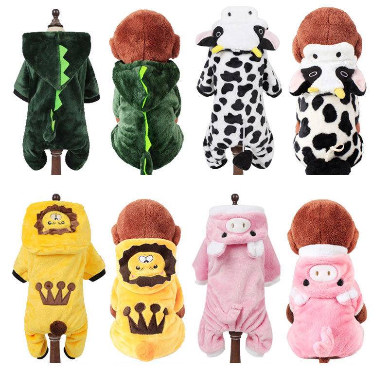 Áo sweater HiPiDog hình khủng long dễ thương cho thú cưng