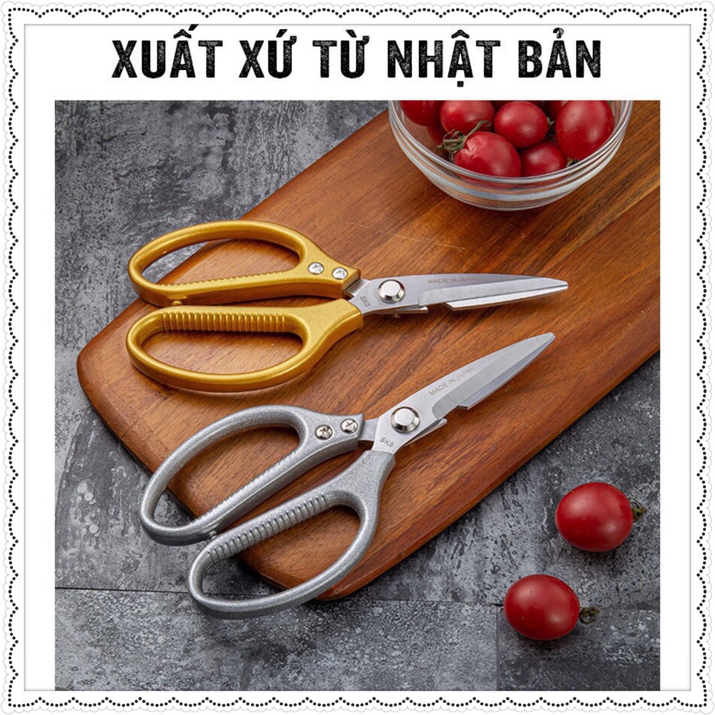 Kéo cắt gà cắt vịt đa năng cao cấp từ thép không gỉ nội địa Nhật