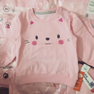 Áo nỉ mặt Picachu Greatfamily bé gái