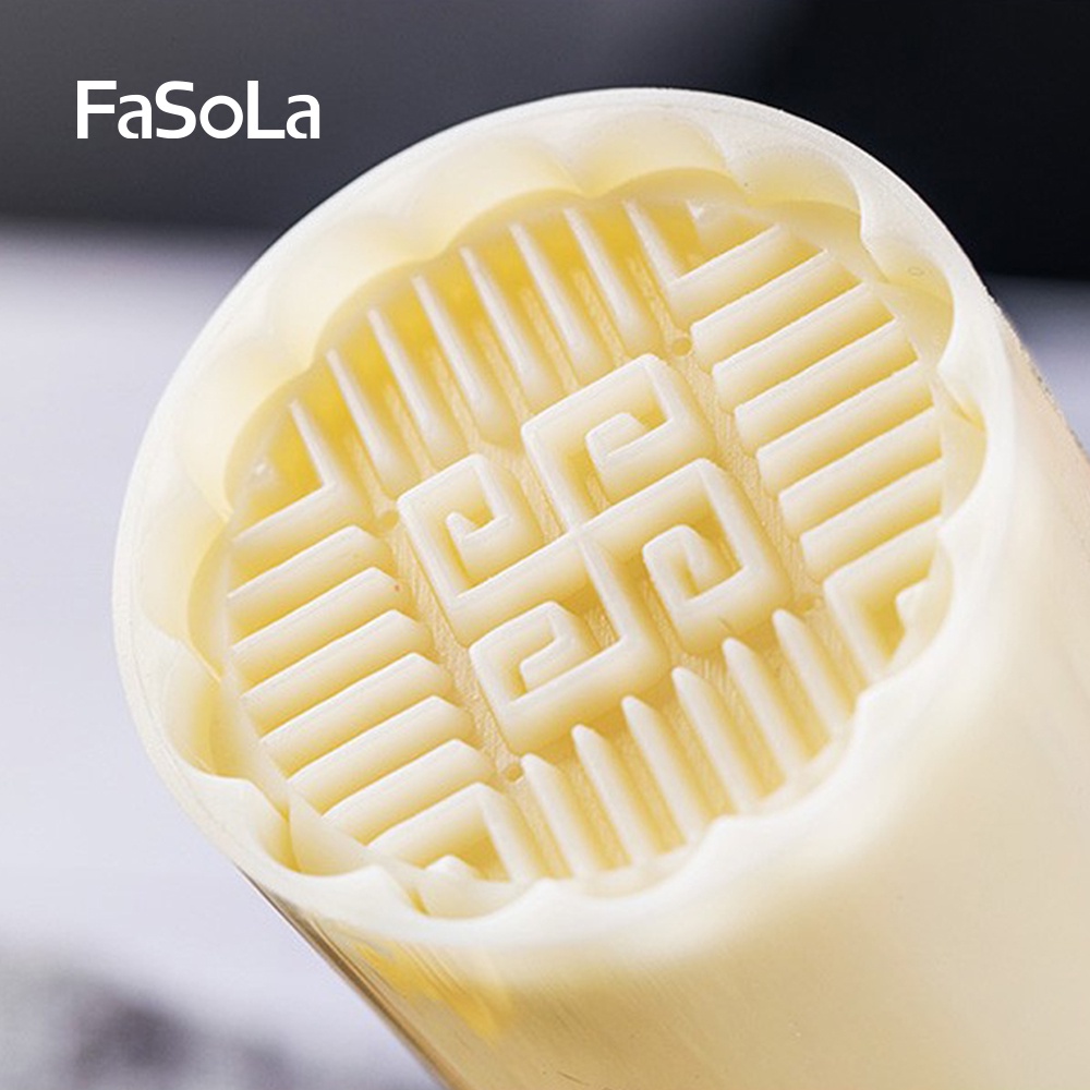 Khuôn bánh trung thu lò xo 4 mặt tròn FASOLA FSLDZ-229C