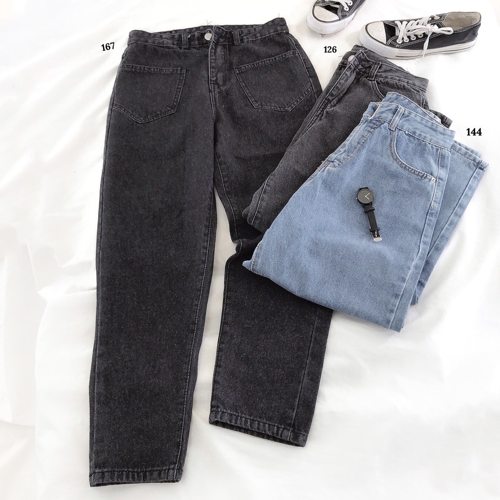 [Mã SKAMSALE06 giảm 10% tối đa 100K đơn 150K] Quần Baggy Jeans tổng hợp các mẫu hot Ulzzang Unisex - Made by Fiin