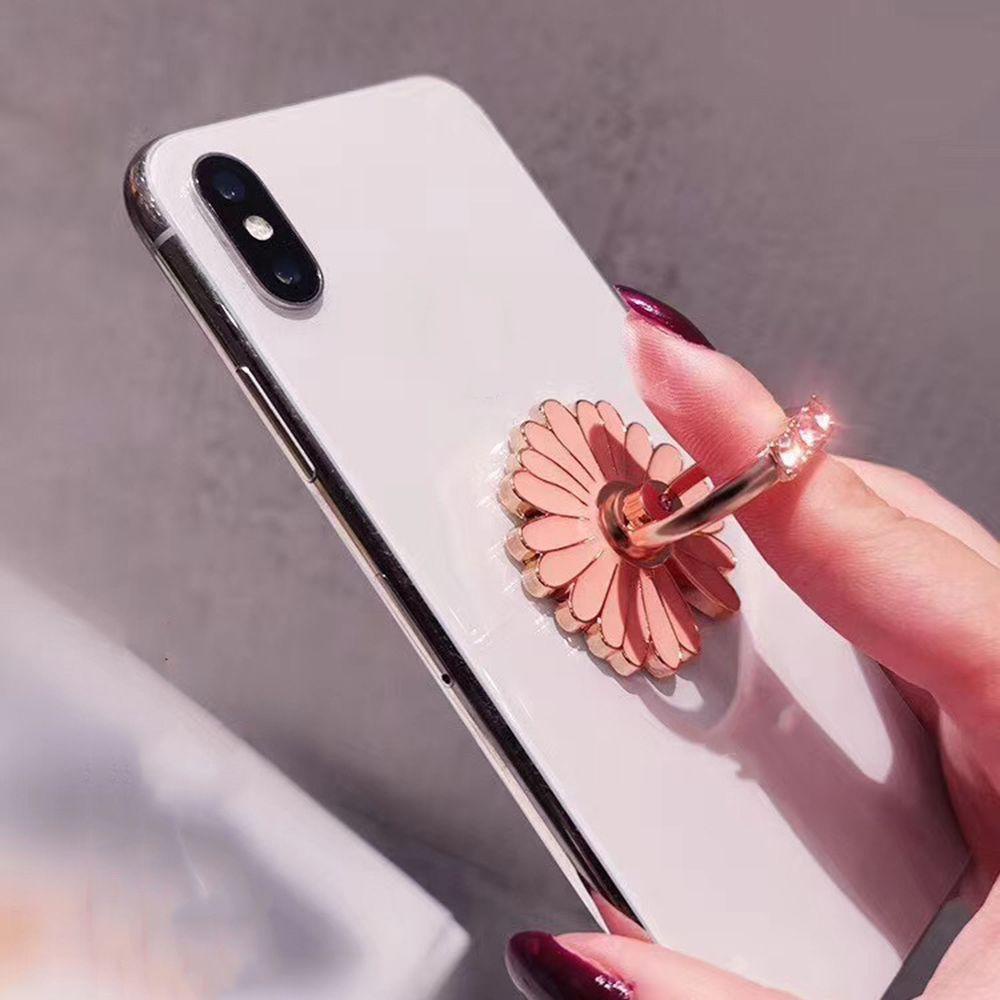 Nhẫn Đỡ Điện Thoại Bằng Kim Loại Có Giác Hút Xoay 360 Độ Dùng Trong Xe Hơi