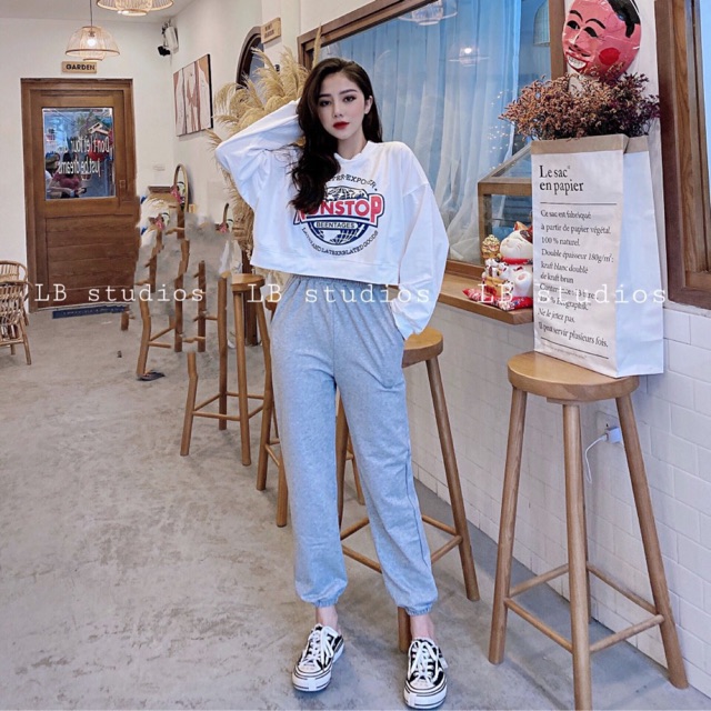 Set Áo  croptop nonstop