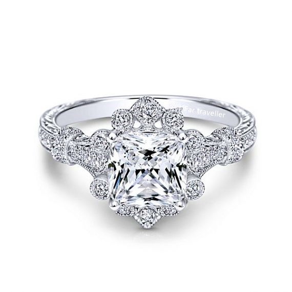 Nhẫn Đính Đá Nhân Tạo Phong Cách Âu Mỹ Thời Trang