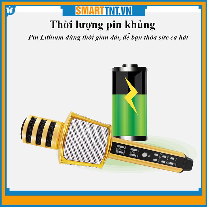 Micro kèm loa bluetooth SDRD magic karaoke SD-17 cao cấp