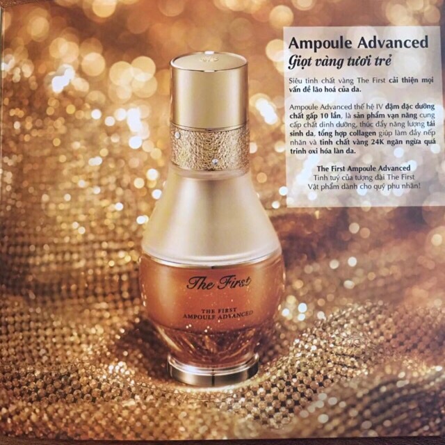 combo 10 gói OHUI THE FIRST AMPOULE ADVANCED