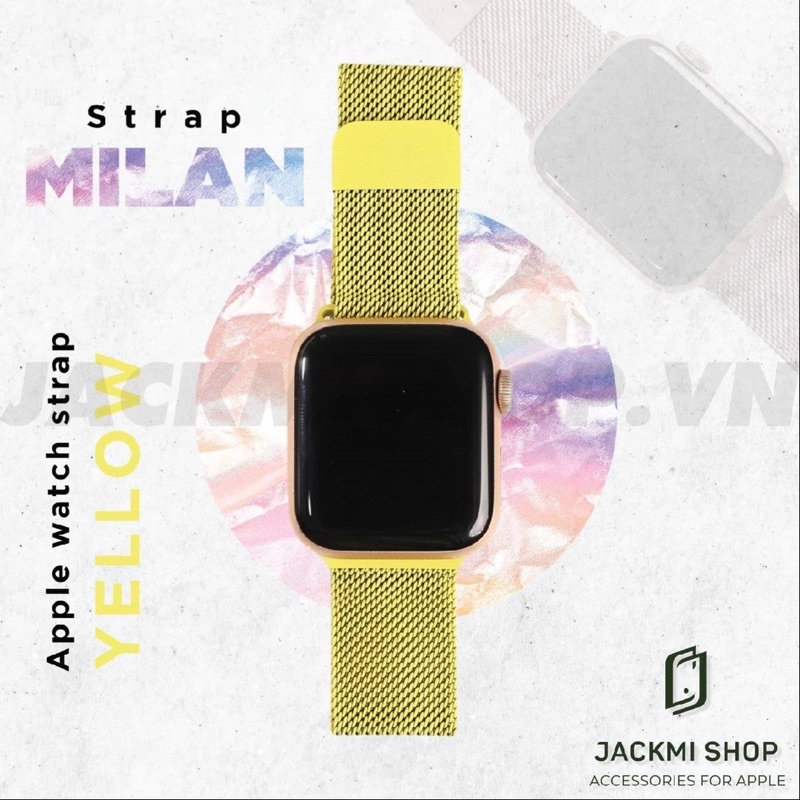 [FULL BOX] Dây Milan thép hàng Chuẩn Loại 1 cho Apple Watch series 1 2 3 4 5 6 7 size 38mm 40mm 41mm 42mm 44mm 45mm