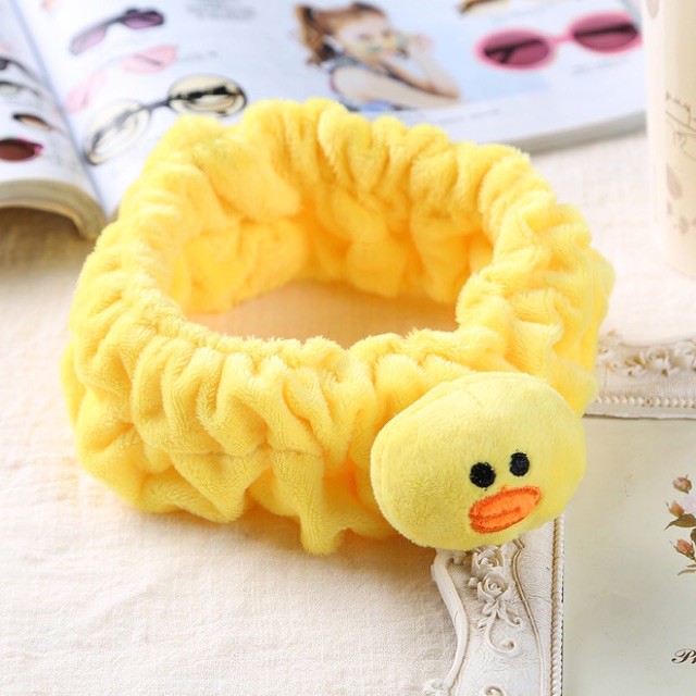 Phụ kiện tóc băng đô turban gấu, thỏ, vịt 3D dễ thương