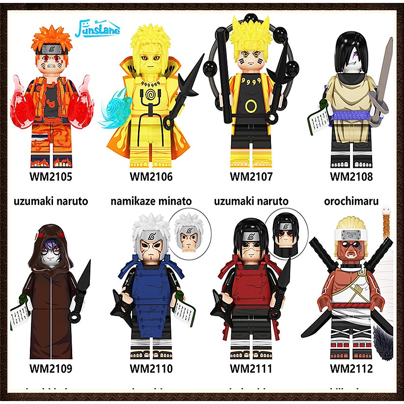 Đồ chơi lắp ráp mô hình FUNSLANE nhân vật Uzumaki Naruto Namikaze Minato