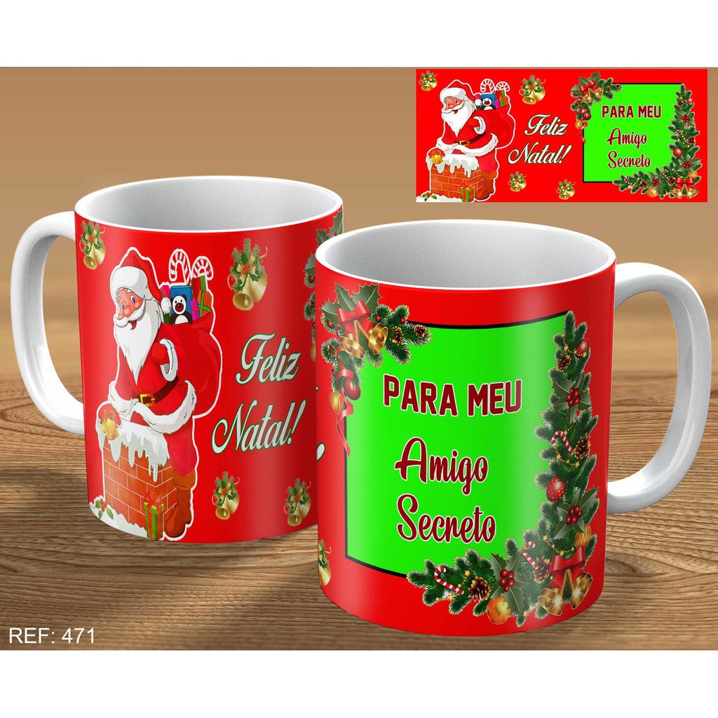 Cốc sứ cao cấp in hình giáng sinh nhiều mẫu mã - Cốc Noel mẫu A1