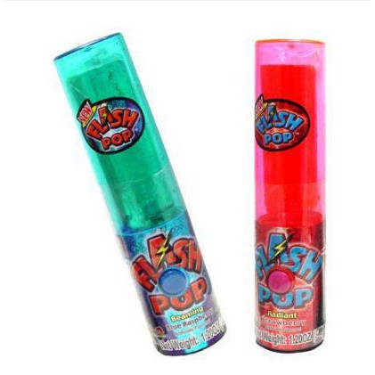 [Hàng Sẵn] Kẹo Son môi Flash Pop ( có đèn phát sáng ) loại to 34g - Mỹ