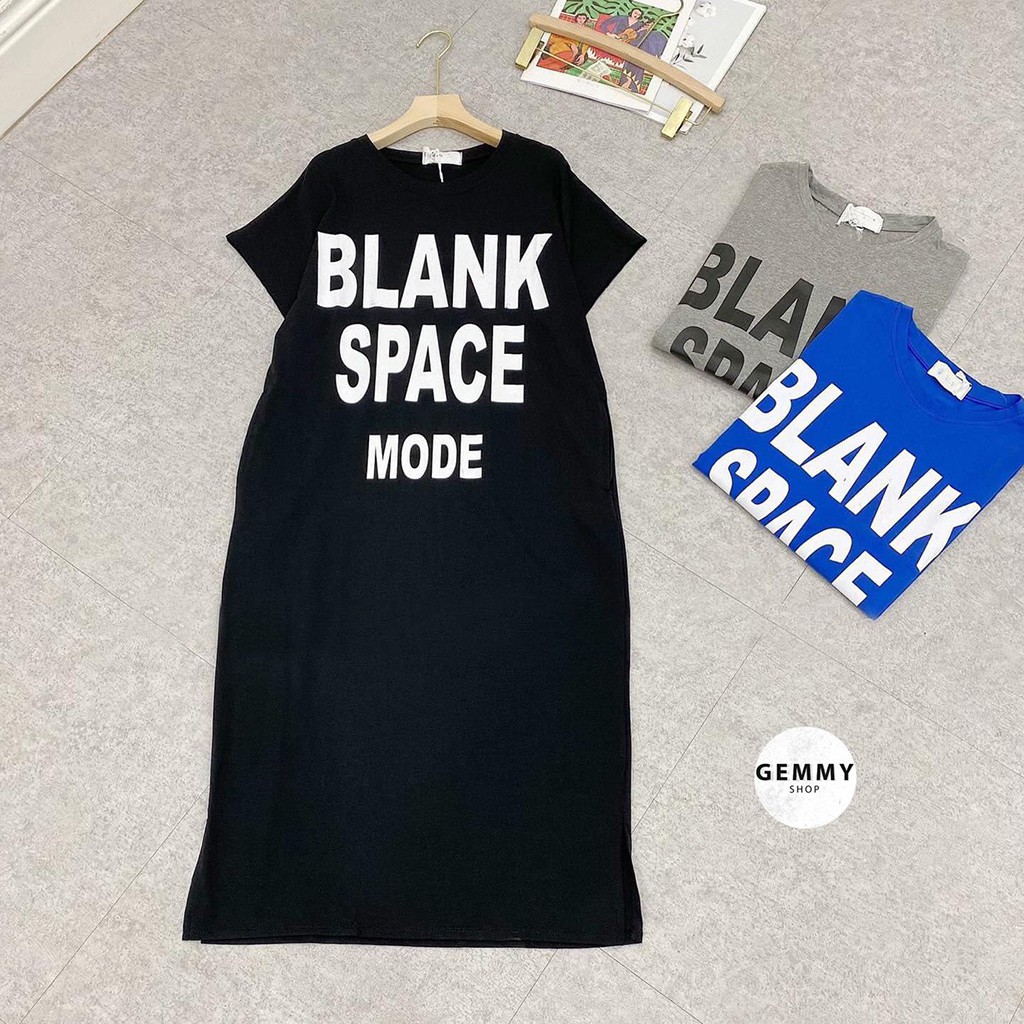 [Mã FAMAYWA2 giảm 10K đơn 50K] Váy xuông dài, đầm suông bầu chất cotton Gemmy House in chữ Blank | BigBuy360 - bigbuy360.vn