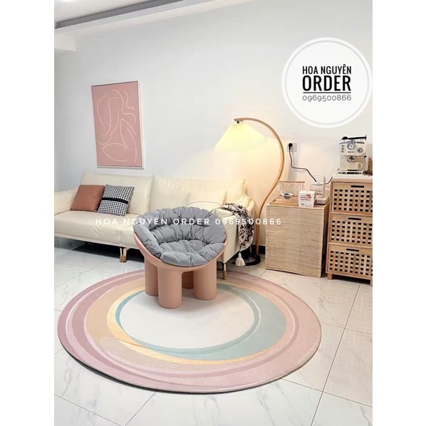 Roly poly chair  hàng nhập khẩu phong cách bắc âu kèm đệm