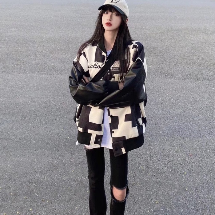 Áo Khoác Bomber Thêu Họa Tiết Thời Trang Dành Cho Nam