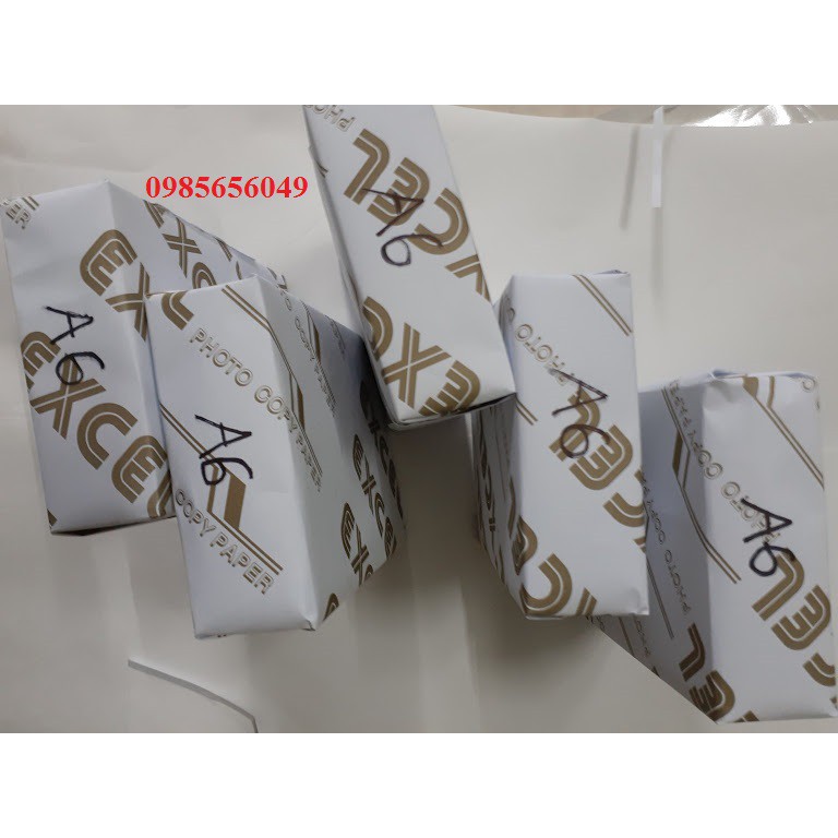 [ Nowship] Giấy in A6 (70) Excel. 1 ram 400 tờ