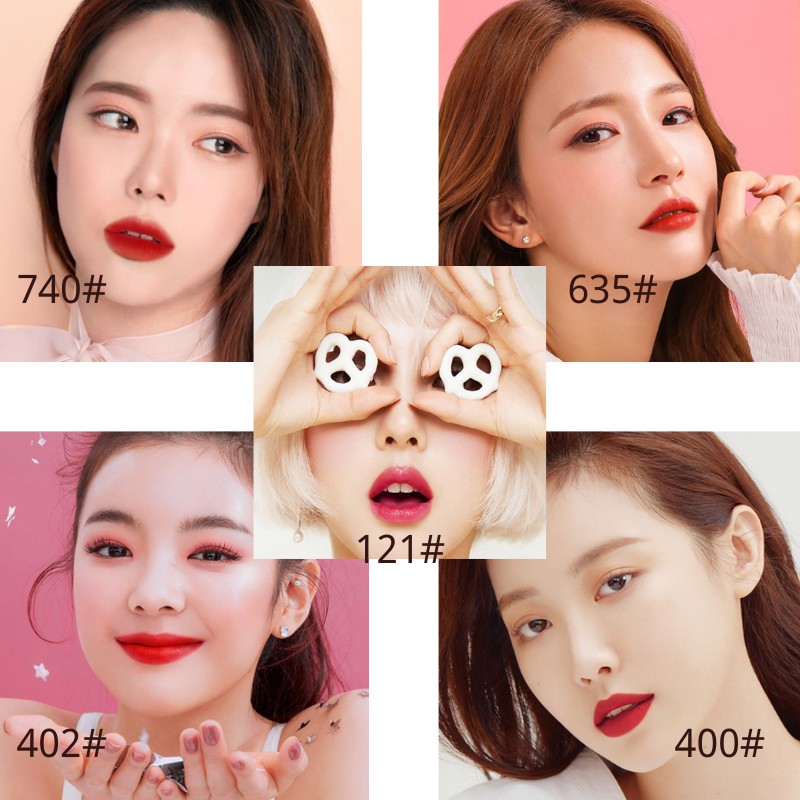 [OUYOU]Chocolate Matte Lip Glaze Velvet Matte Son môi  Son Kem Lì Chống Nước Lâu Phai Thiết Kế Vỏ Son Hình Thanh Socola Độc Đáo