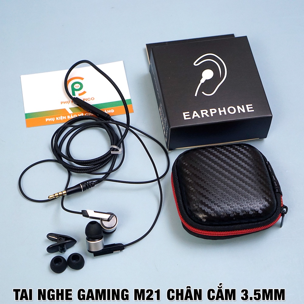 Tai nghe có mic M21 3.5mm - Tai nghe gaming có dây M21 Type C