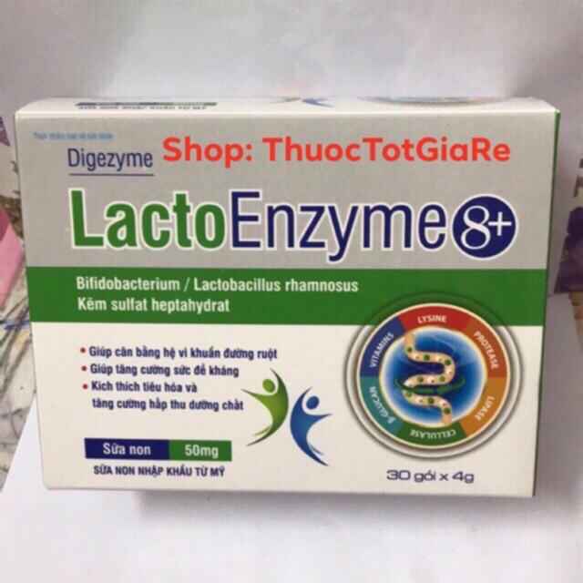 LactoEnzyme 8+ Kích thích tiêu hoá, tăng cường hấp thu dưỡng chất [ Chính Hãng]