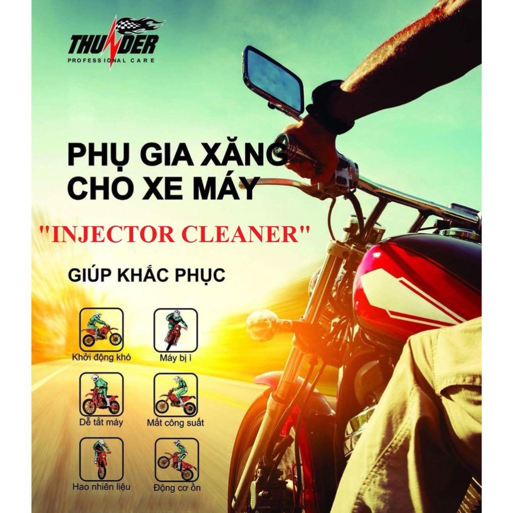 Sản Phẩm Dung dịch vệ sinh buồng đốt xe máy Thunder Carbon Cleaner chai 75milit