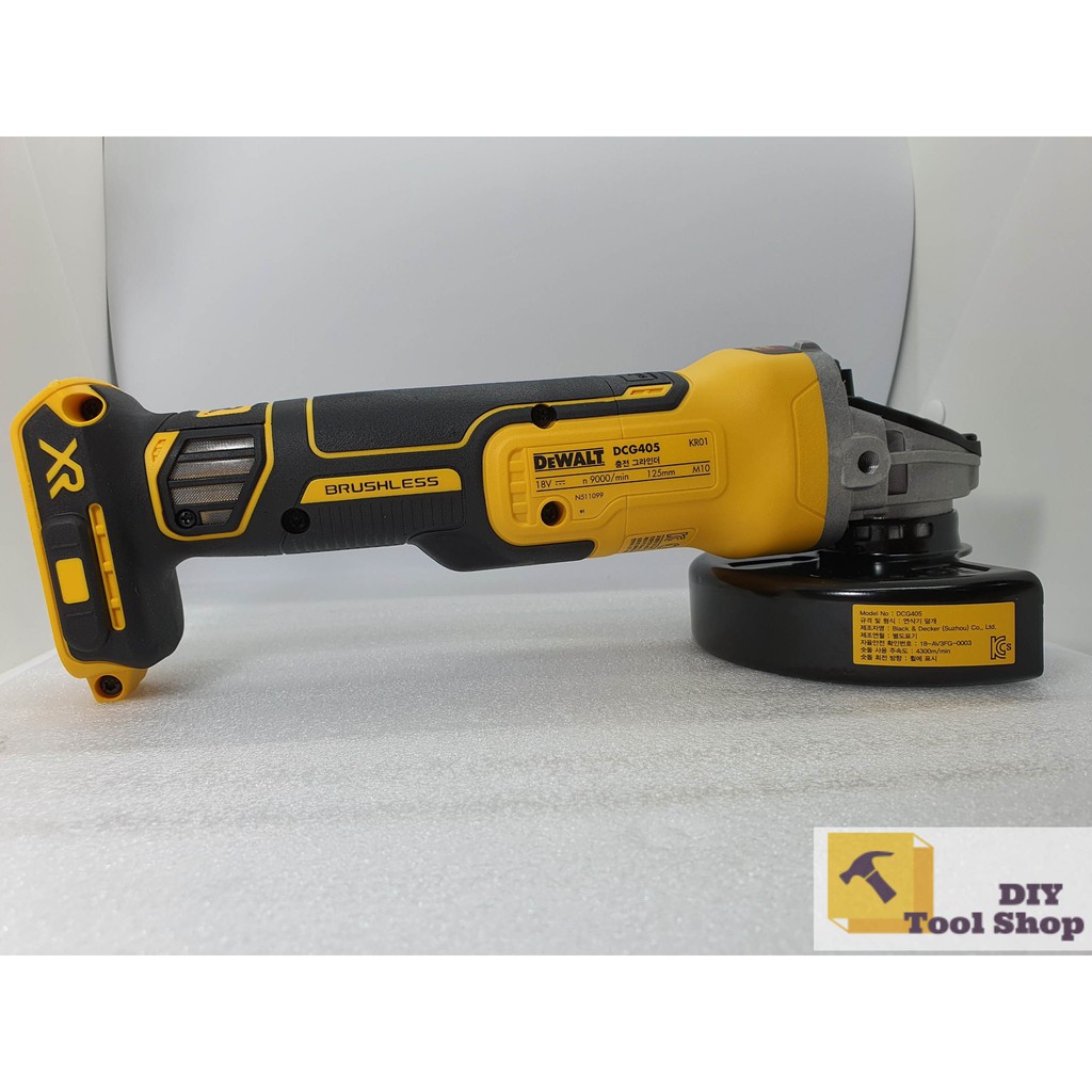 DEWALT DCG405N - Thân Máy Mài Pin 18V 100mm Công tác Thân - Chính Hãng - SKU DCG405 DCG405N-KR