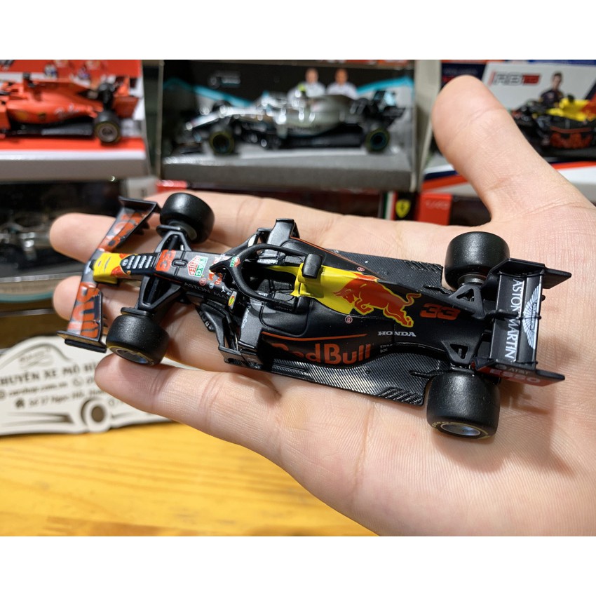 Mô hình xe đua F1 Aston Martin Red Bull Racing TAG 2019 tỉ lệ 1:43 Bburago