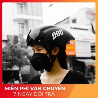 Xả Kho Nón thể thao xe đạp POC Đen Nhám huyền thoại Free Ship