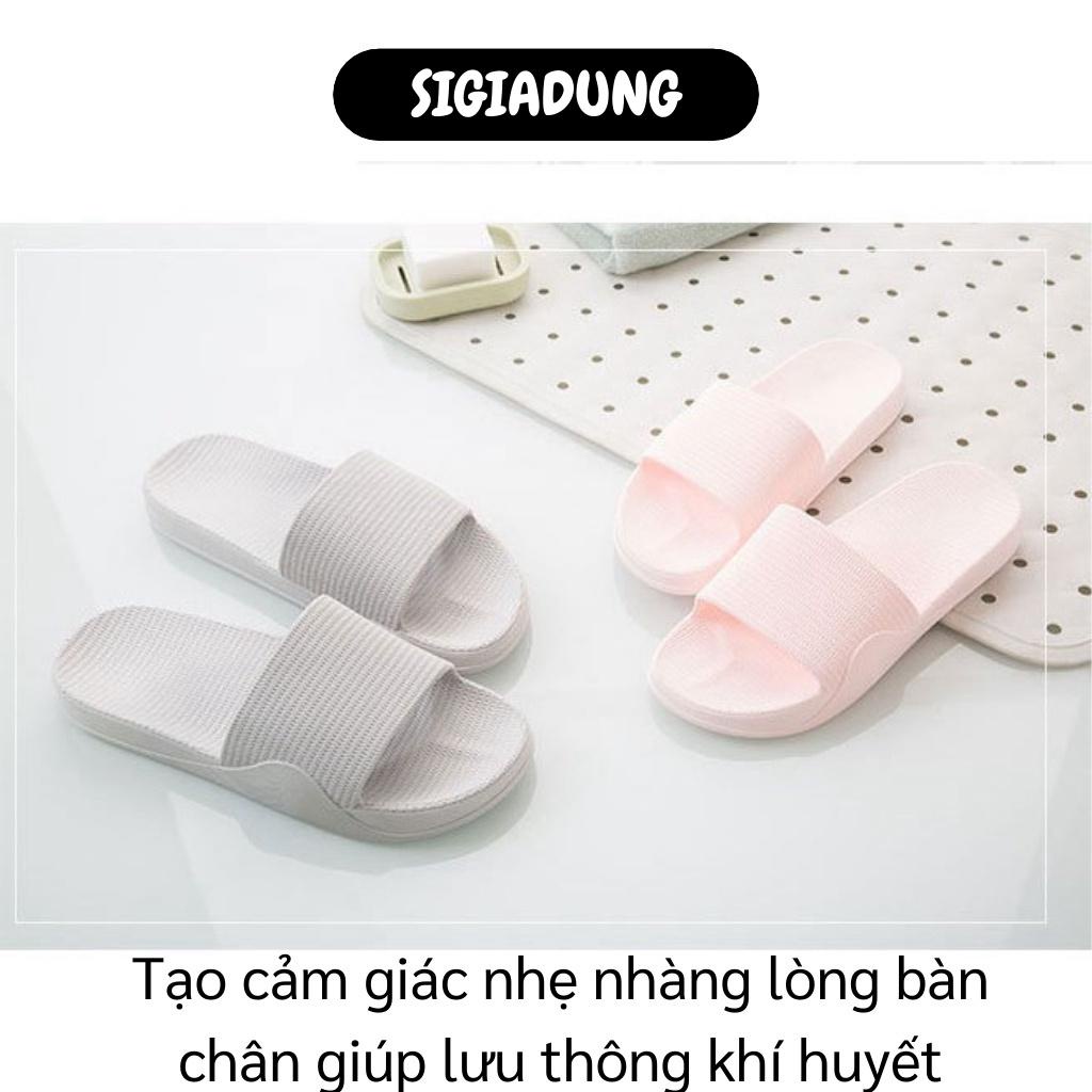 [SGD] Dép Đi Trong Nhà - Dép Quai Ngang Kẻ Sọc Chữ O Nam Nữ Mang Trong Văn Phòng, Spa 7778