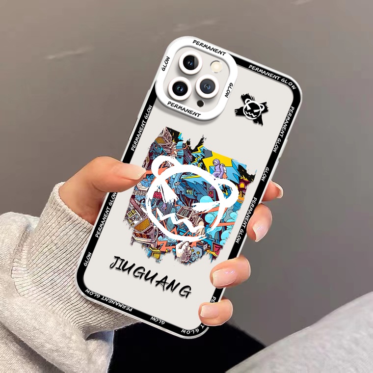 Ốp Điện Thoại TPU Silicon Mềm Chống Sốc Họa Tiết Hoạt Hình Cho IPhone 14 13 12 11 10 Pro XS Max X XR 8 7 6 6S Plus