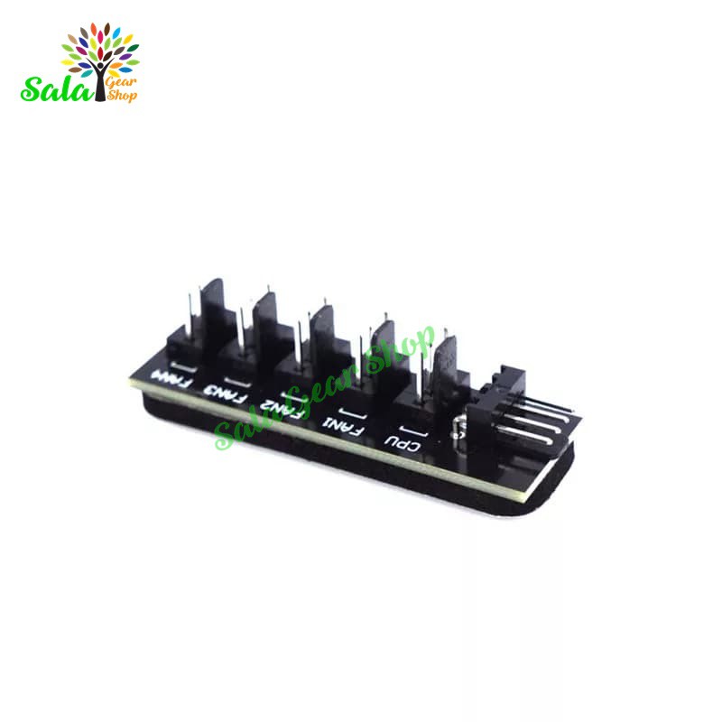 Bộ HUB 4 Cổng Chia Quạt 4Pin PWM Cấp Nguồn 4Pin Molex Giảm Tải Cho MainBoard