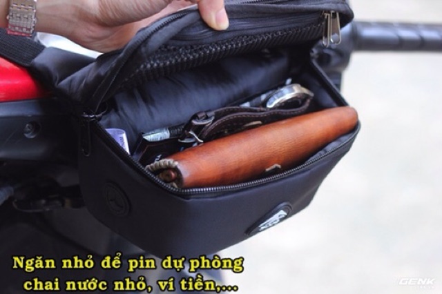 Túi treo Đầu xe chính hãng TAM'S BAG , có thể làm túi đeo hông, chống nước, sài cảm ứng xịn