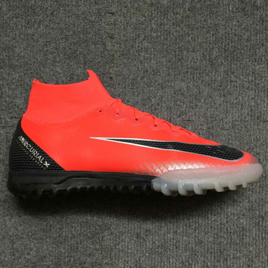 Giày đá bóng Superfly CR7 đỏ pha nhân tạo