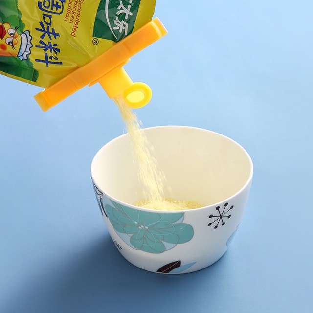 Kẹp miệng túi thực phẩm tiện lợi Kẹp niêm phong miệng túi thực phẩm có nắp đậy
