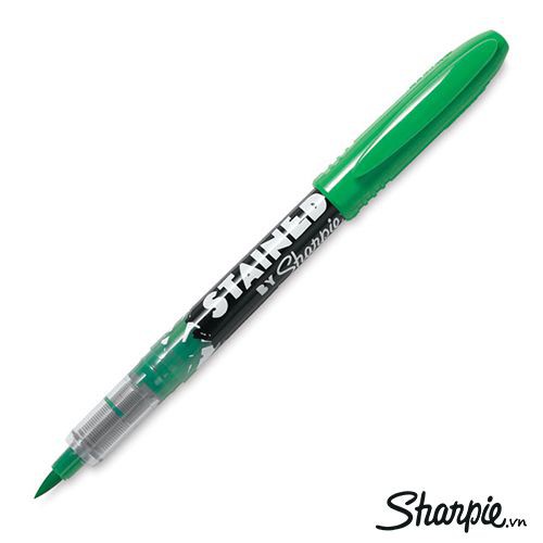 Bút vẽ lên vải không phai màu Sharpie Stained Green (Xanh lá)