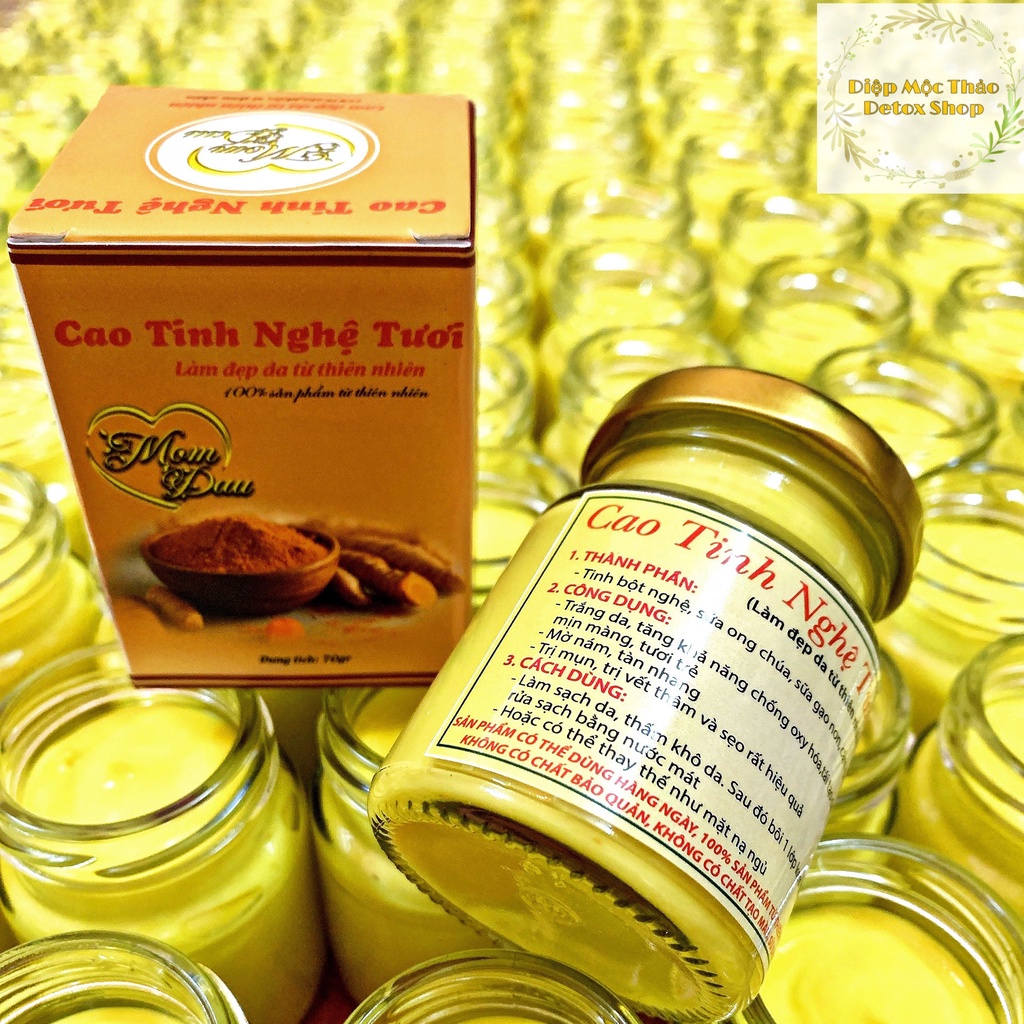 Cao Tinh Nghệ Handmade Dưỡng Da, Mặt Nạ Ngủ