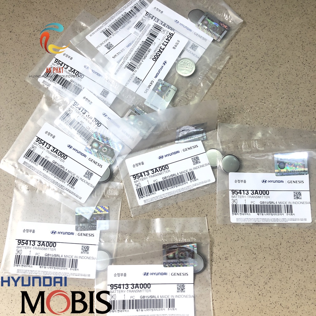 Pin Điều Khiển Remote Chính Hãng KIA/HYUNDAI | 954133A000 chính hãng MOBIS HÀN QUỐC