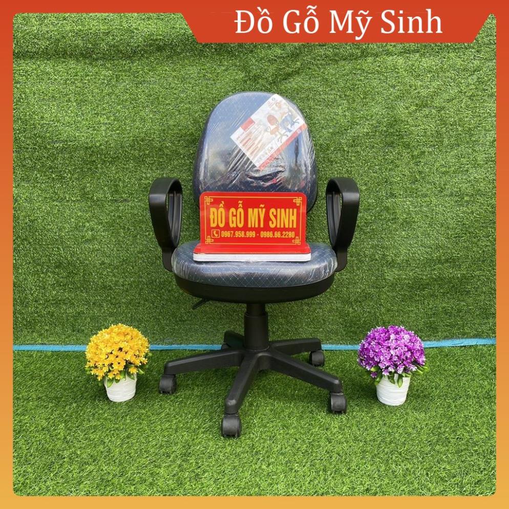 Ghế xoay văn phòng hội trường chính hãng xuân hòa màu xanh than có tăng giảm lên xuống, Đồ gỗ Mỹ Sinh gia đình cao cấp