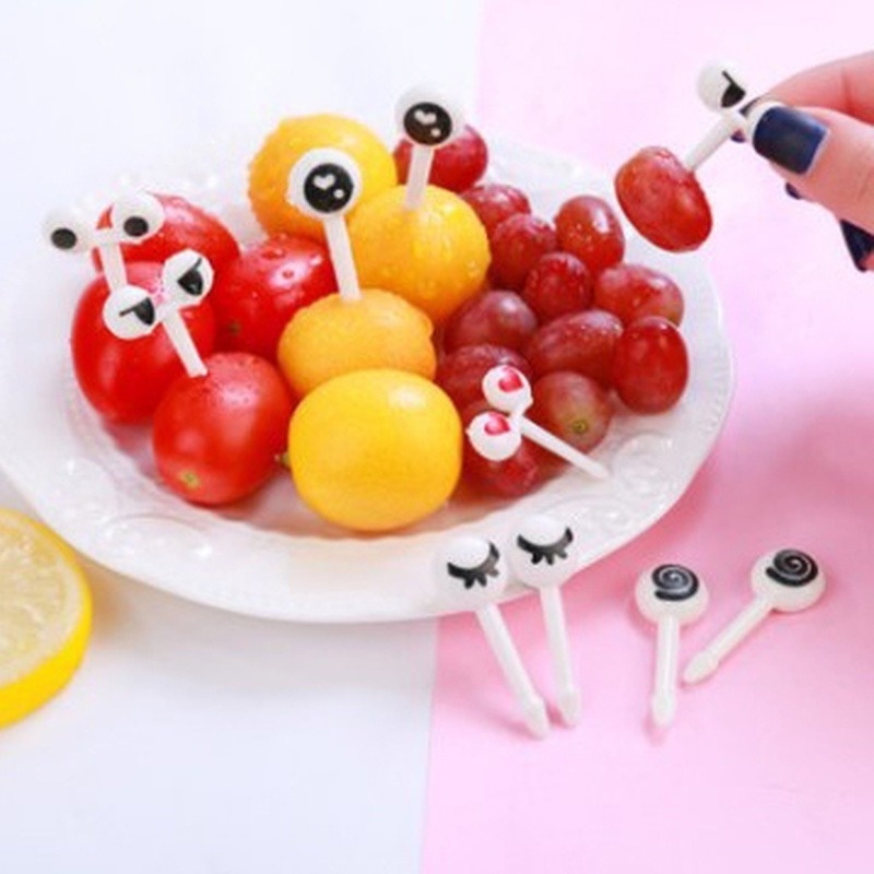Set 6/10 Nĩa Ăn Trái Cây Hình Động Vật Dễ Thương