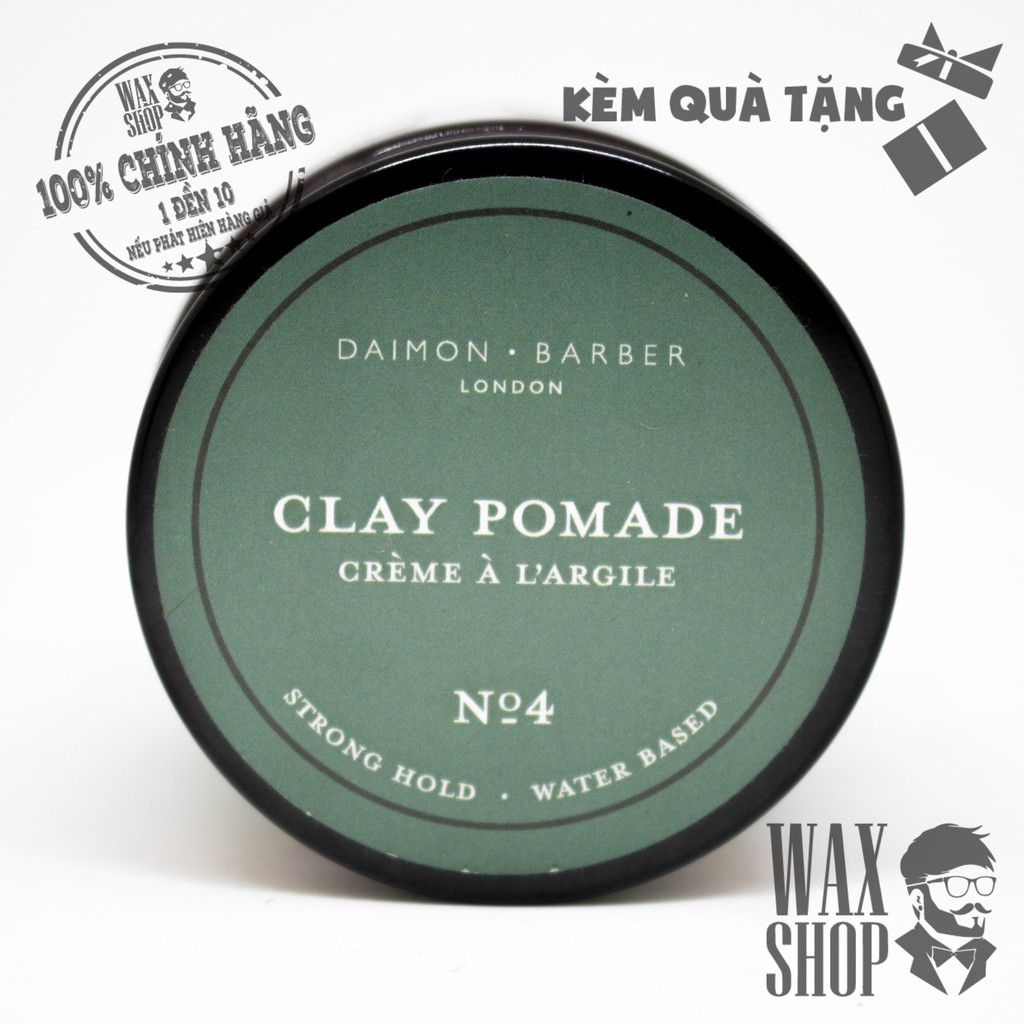 Sáp Vuốt Tóc Clay Pomade - Daimon Barber