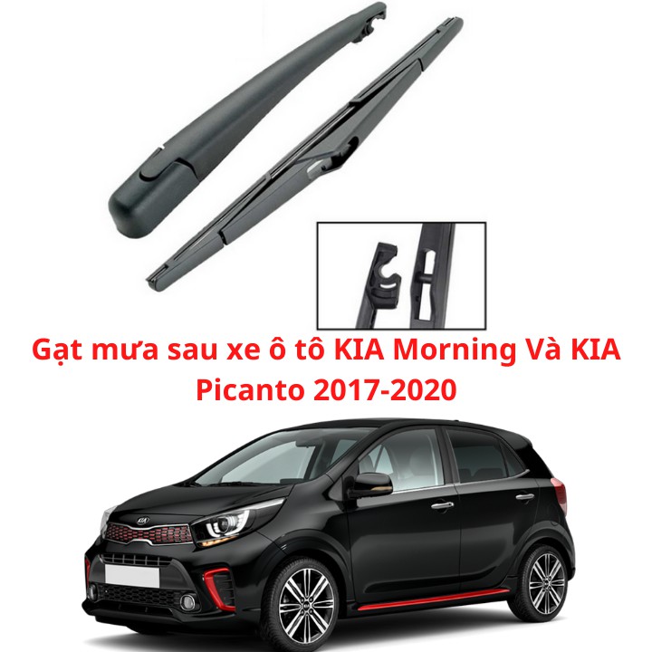 Bộ Cần, Chổi Gạt Mưa Sau Phù Hợp Cho Xe Kia Morning và Kia Picanto 2017-2020