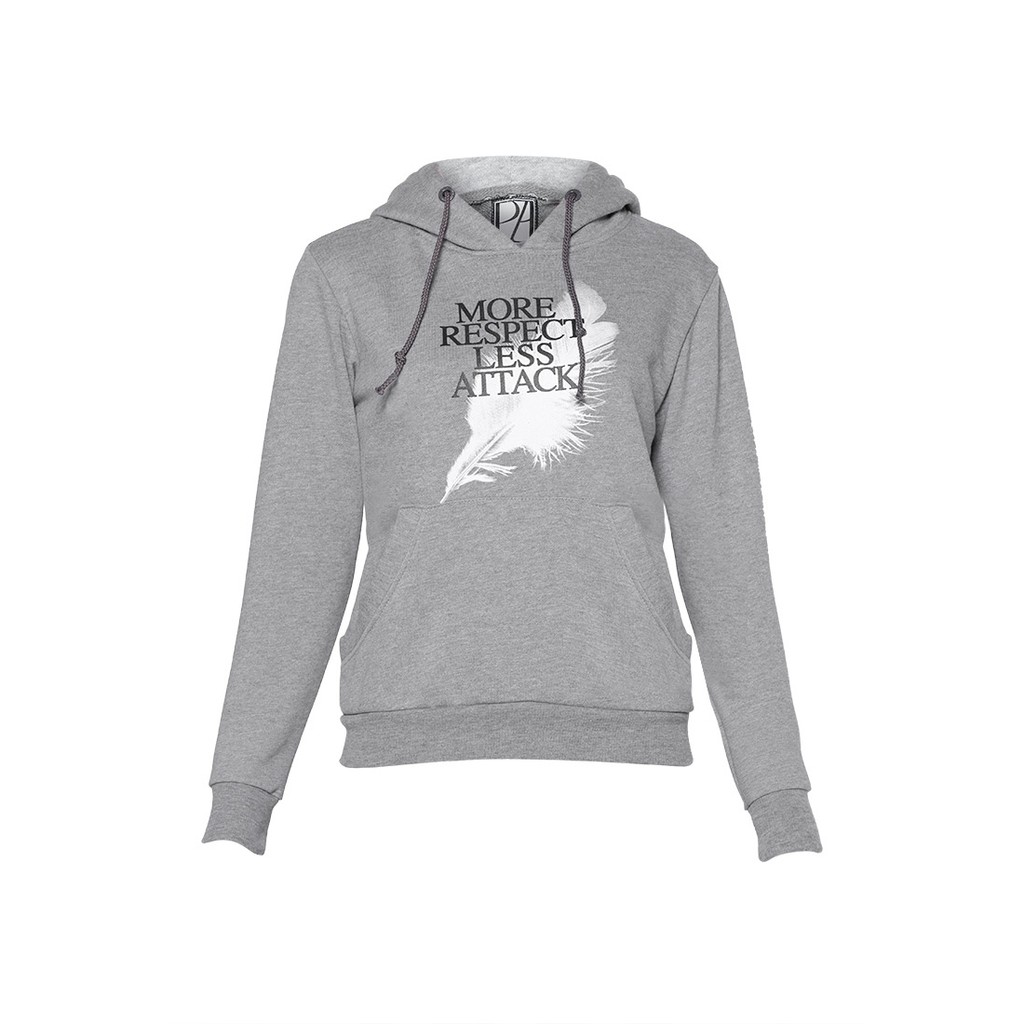 [Mã LT50 giảm 50k đơn 250k] Phúc An - Áo khoác nữ cổ chui hoodie. 4018xam