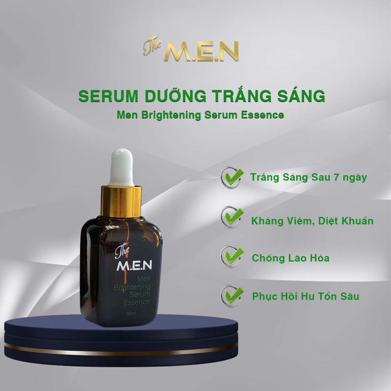 Serum face dưỡng trắng da The M.E.N cho nam 30ml
