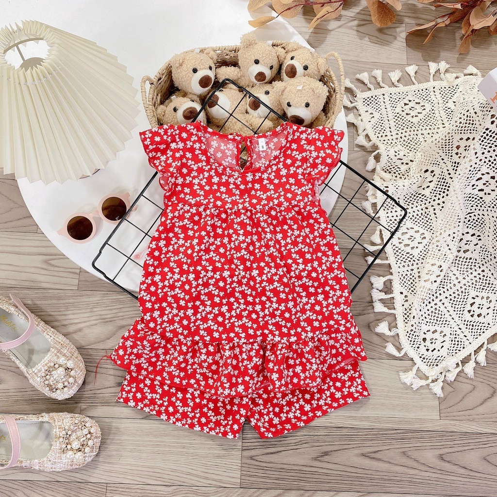 Bộ lanh lụa bé gái size từ 6-24kg❤️HÀNG ĐẸP❤️ hàng thiết kế chất mềm mịn, không nhăn, thấm hút mồ hôi
