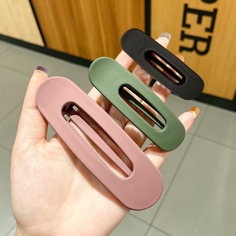 Kẹp tóc cỡ lớn kiểu Hàn Quốc thiết kế dễ thương cho nữ rửa mặt