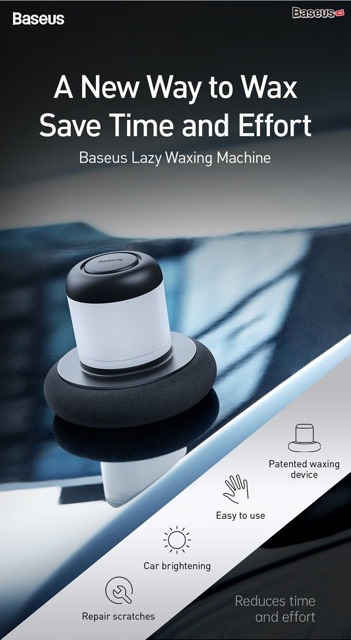 Dụng cụ vệ sinh, đánh bóng, xoá mờ vết xước cho xe ô tô Baseus Lazy Waxing Machine