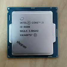 CPU intel I5 - 6600 Tray không box+tản