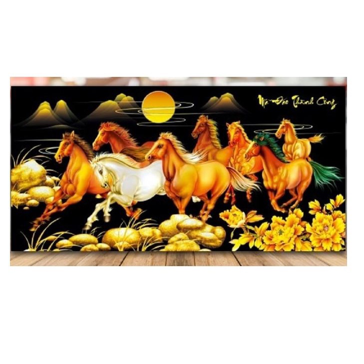 Tranh thêu chữ thập  Mã đáo thành công 223223 , LV3123